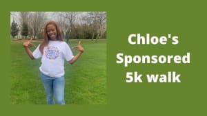 Chloe's Sponsored Walk 5k 2021